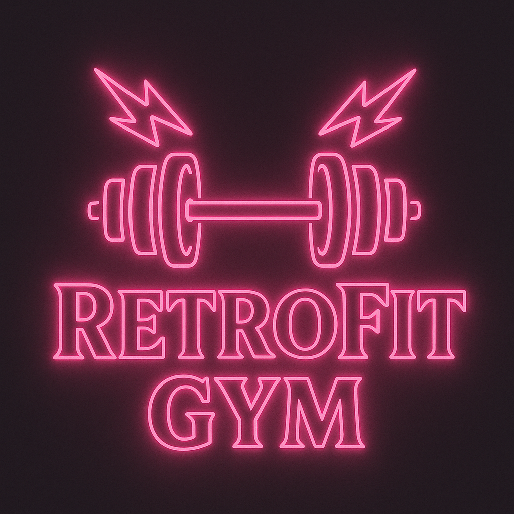 retro gym logo 1