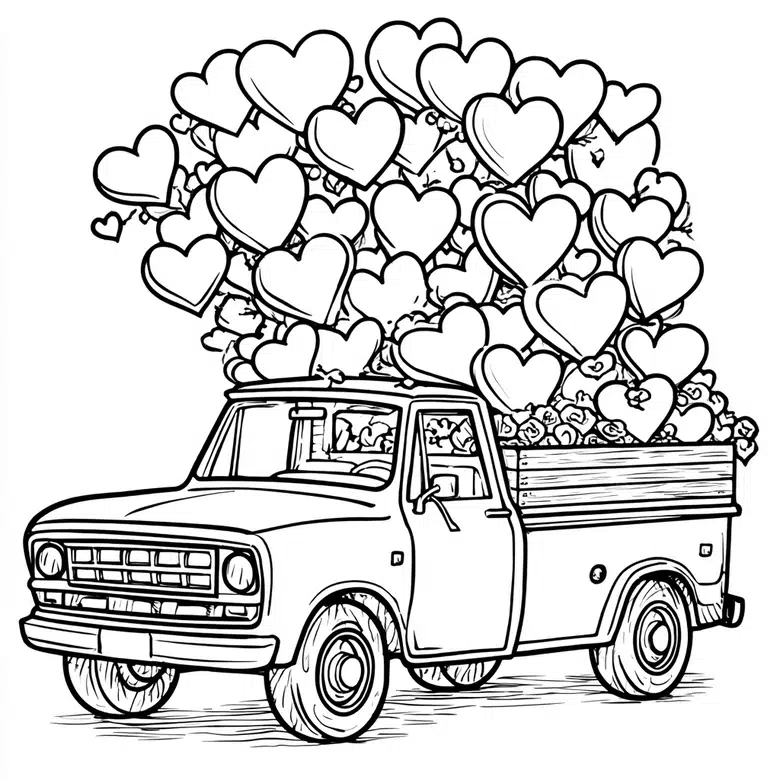 coloring pages valentines