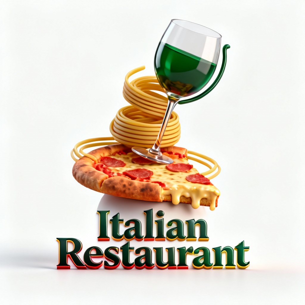 3D Italian restaurant3
