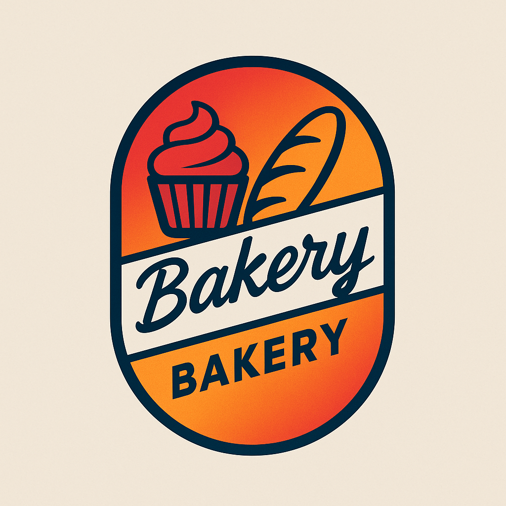 badge-style bakery logo 