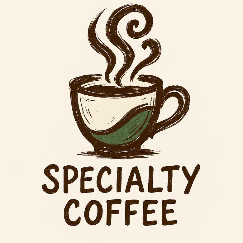 Hand-drawn coffee logo 03