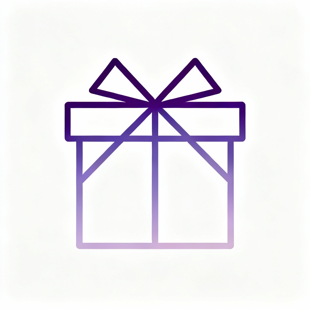 modern geometric gift logo