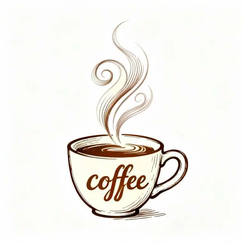 Hand-drawn coffee logo 04
