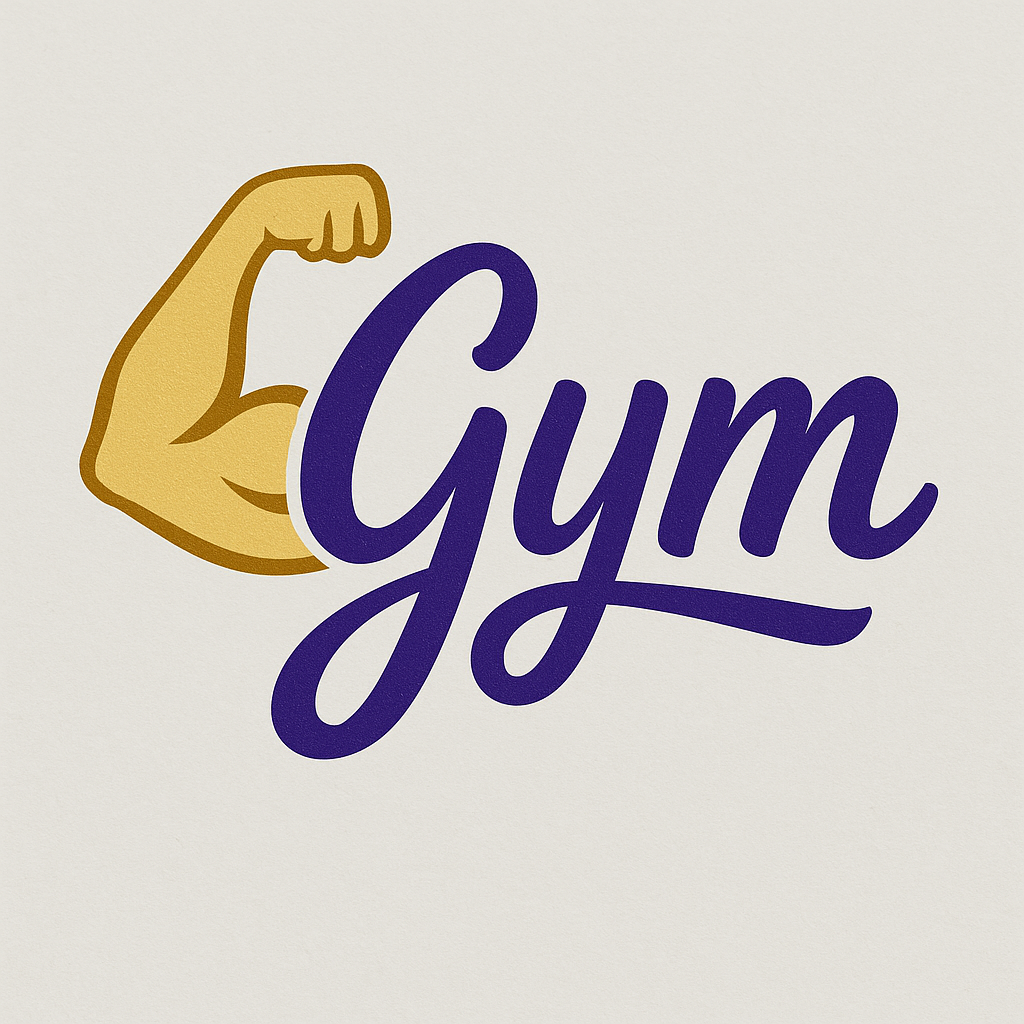 hand-lettered gym logo 1