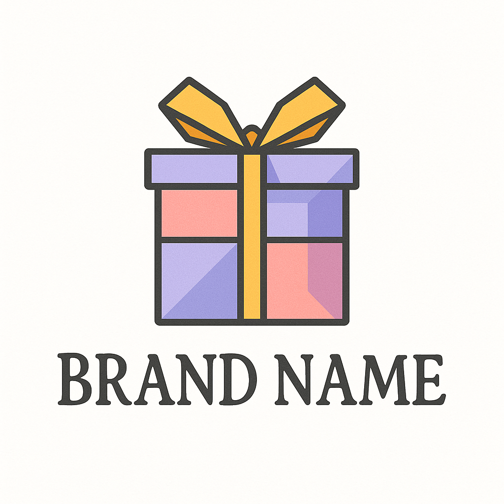 a colorful gift logo