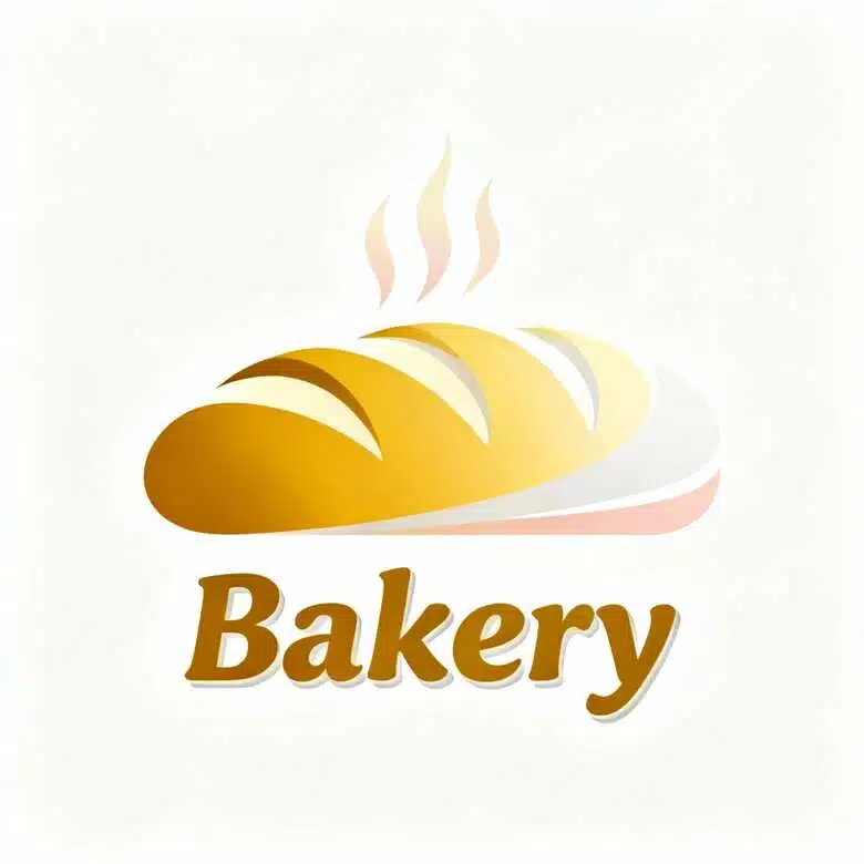 modern abstract bakery logo