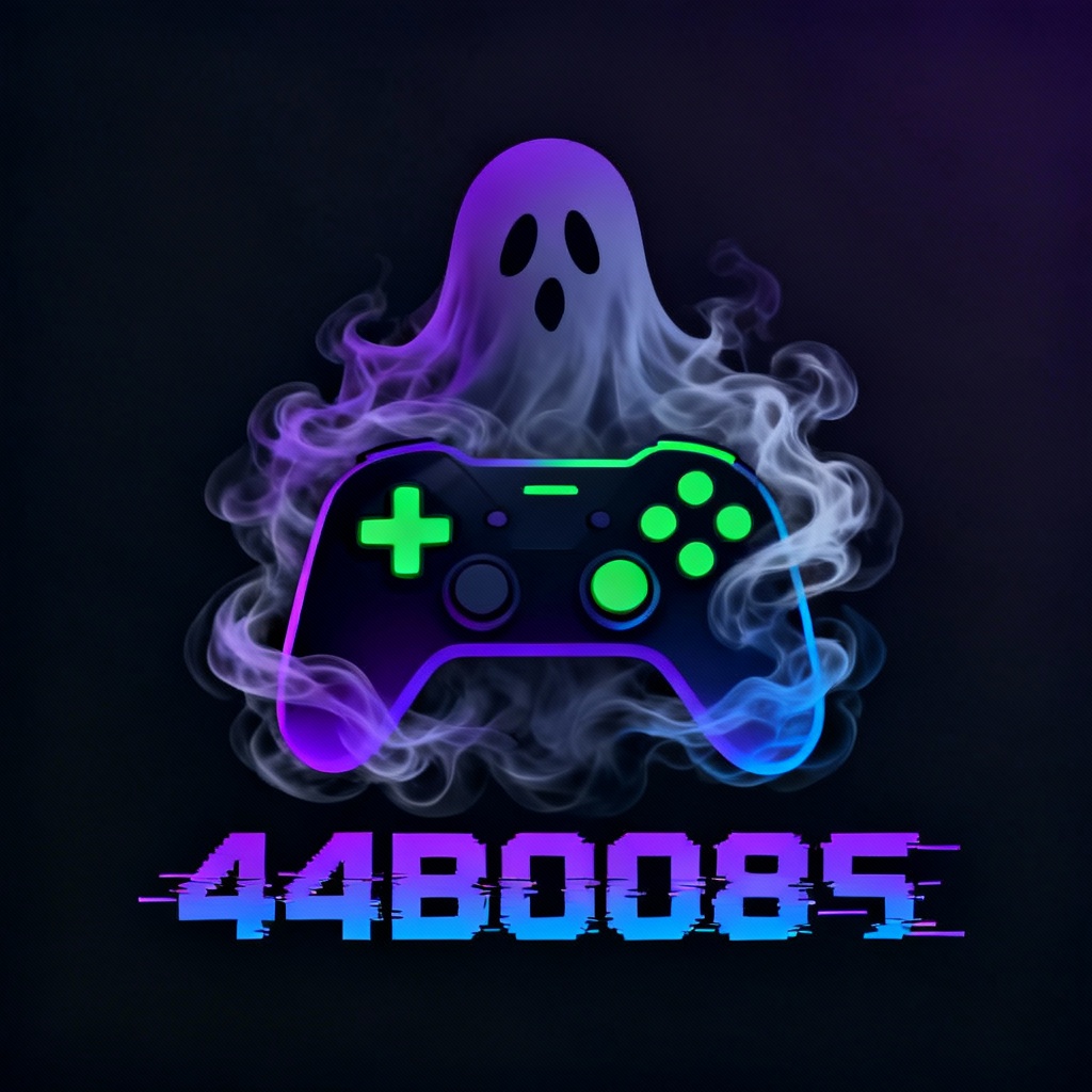 ghost-themed gaming logo 4