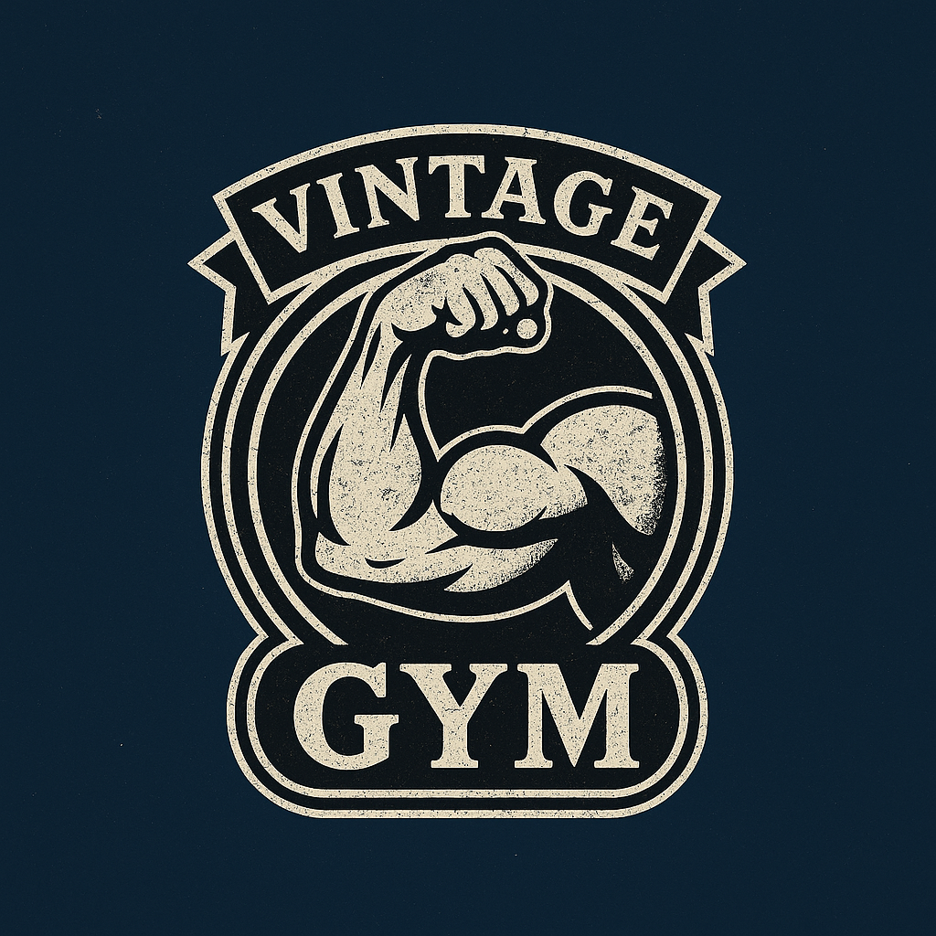 vintage badge-style gym 2