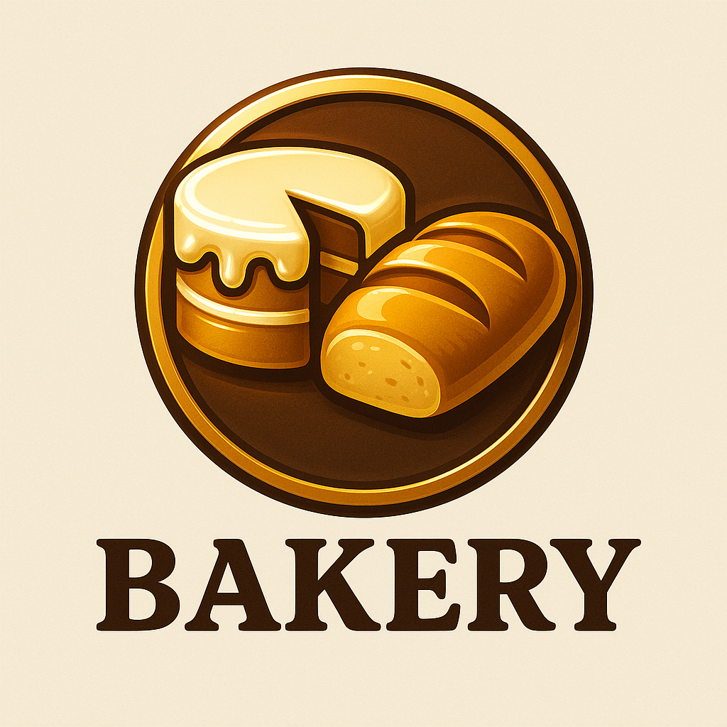 3D emblem bakery logo 1