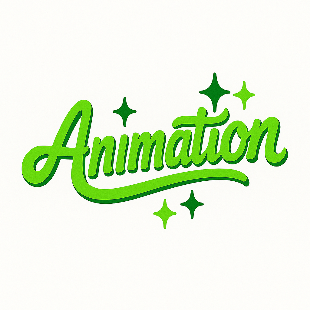 hand-lettered animation logo2222