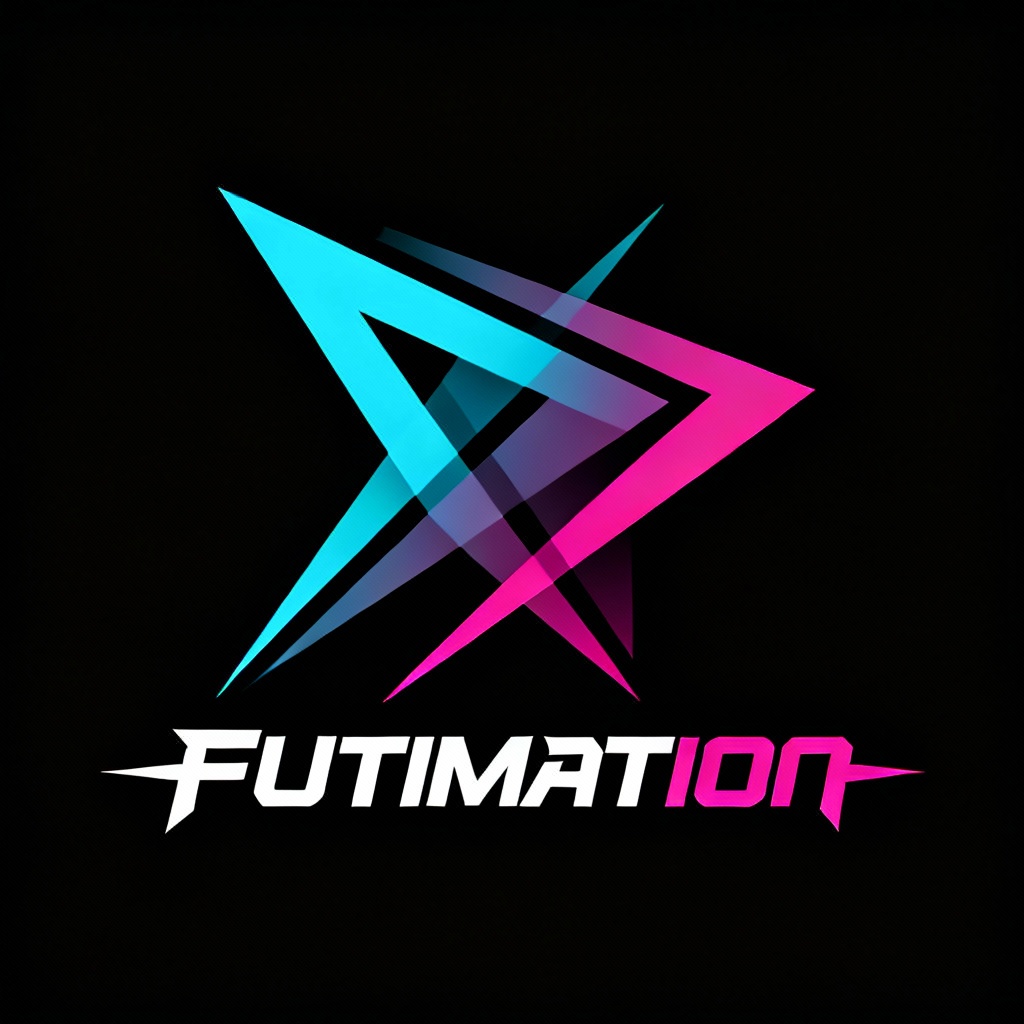  futuristic animation logo