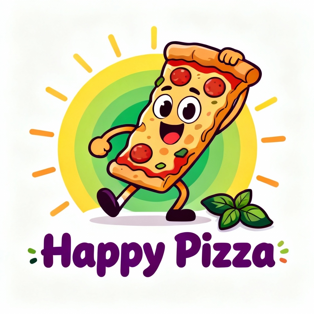 playful cartoon Italian restaurant logo