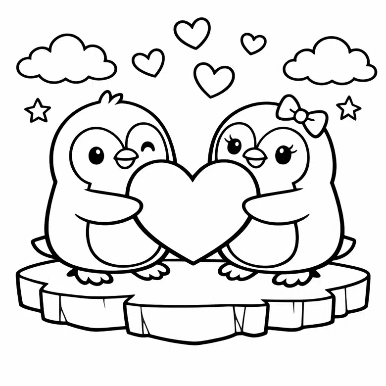coloring pages valentines