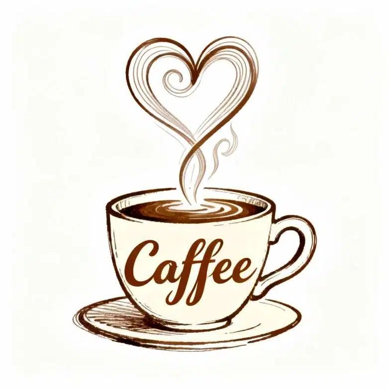 Hand-drawn coffee logo 02