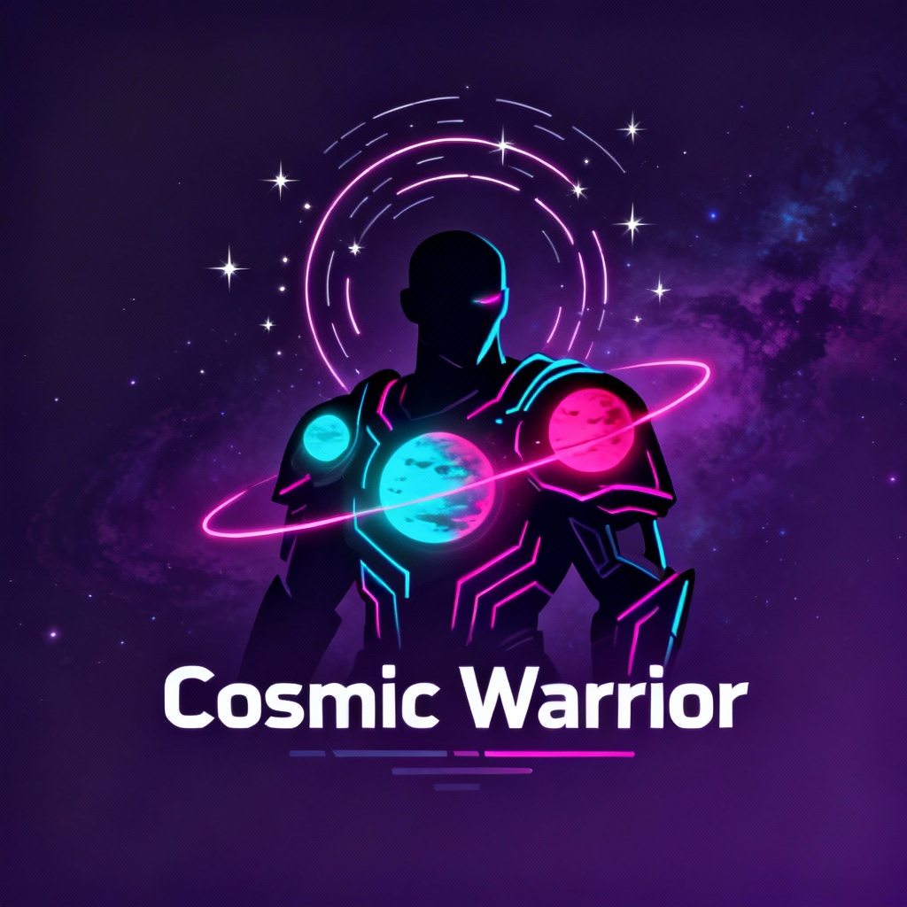 cosmic space-warrior logo 3
