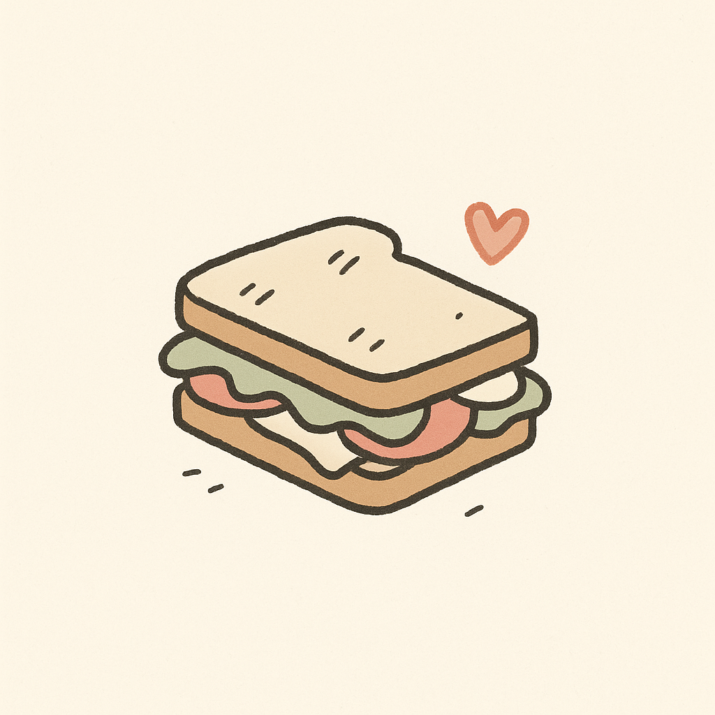 hand-drawn sandwich logo 1