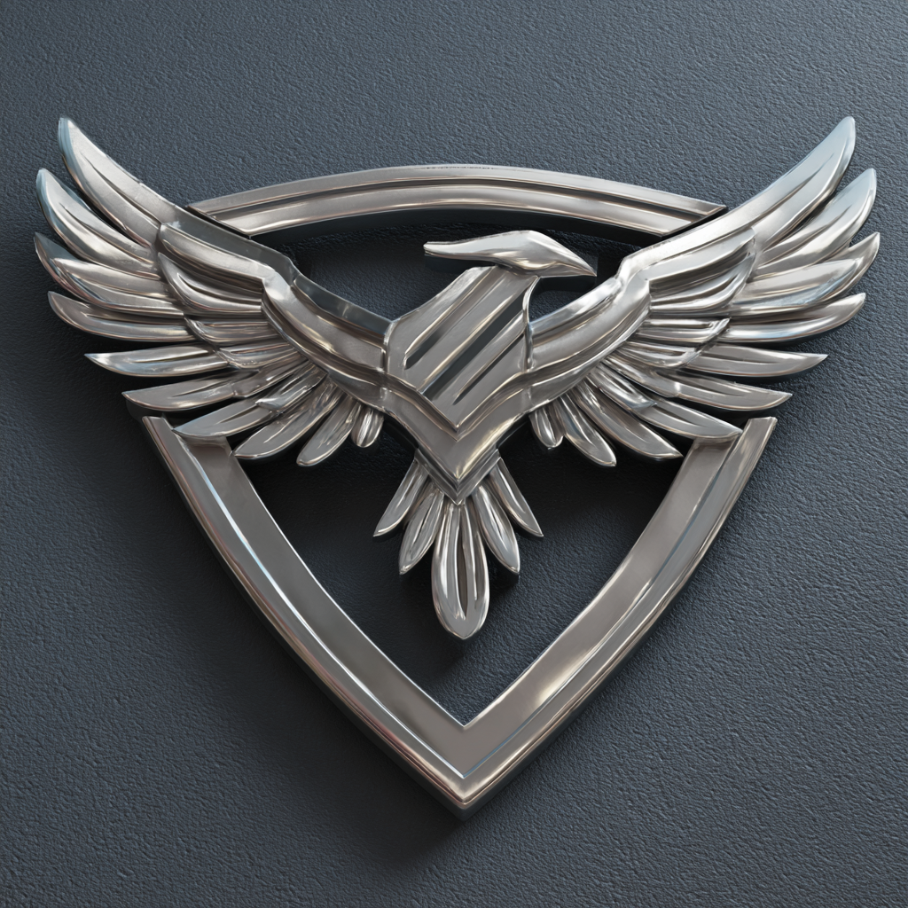 soccer emblem with wings s