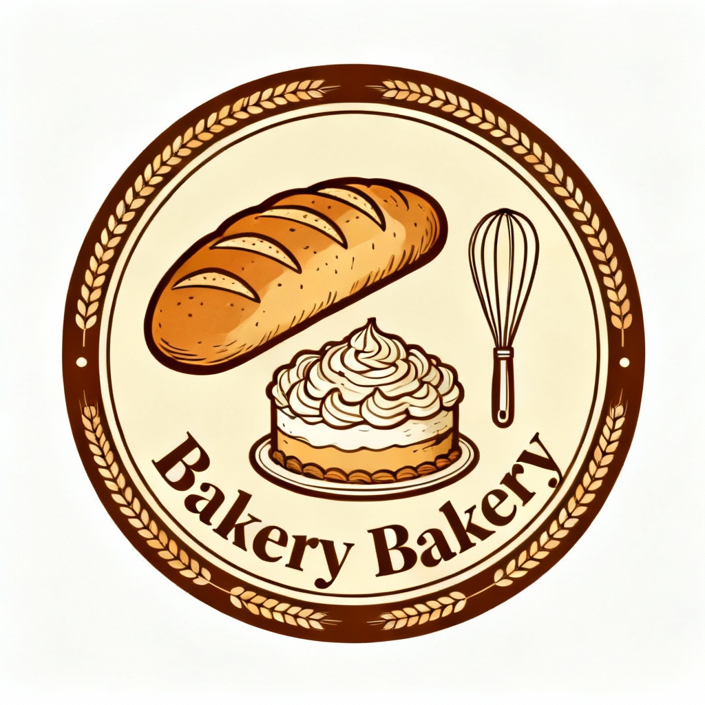 circular emblem bakery logo 1