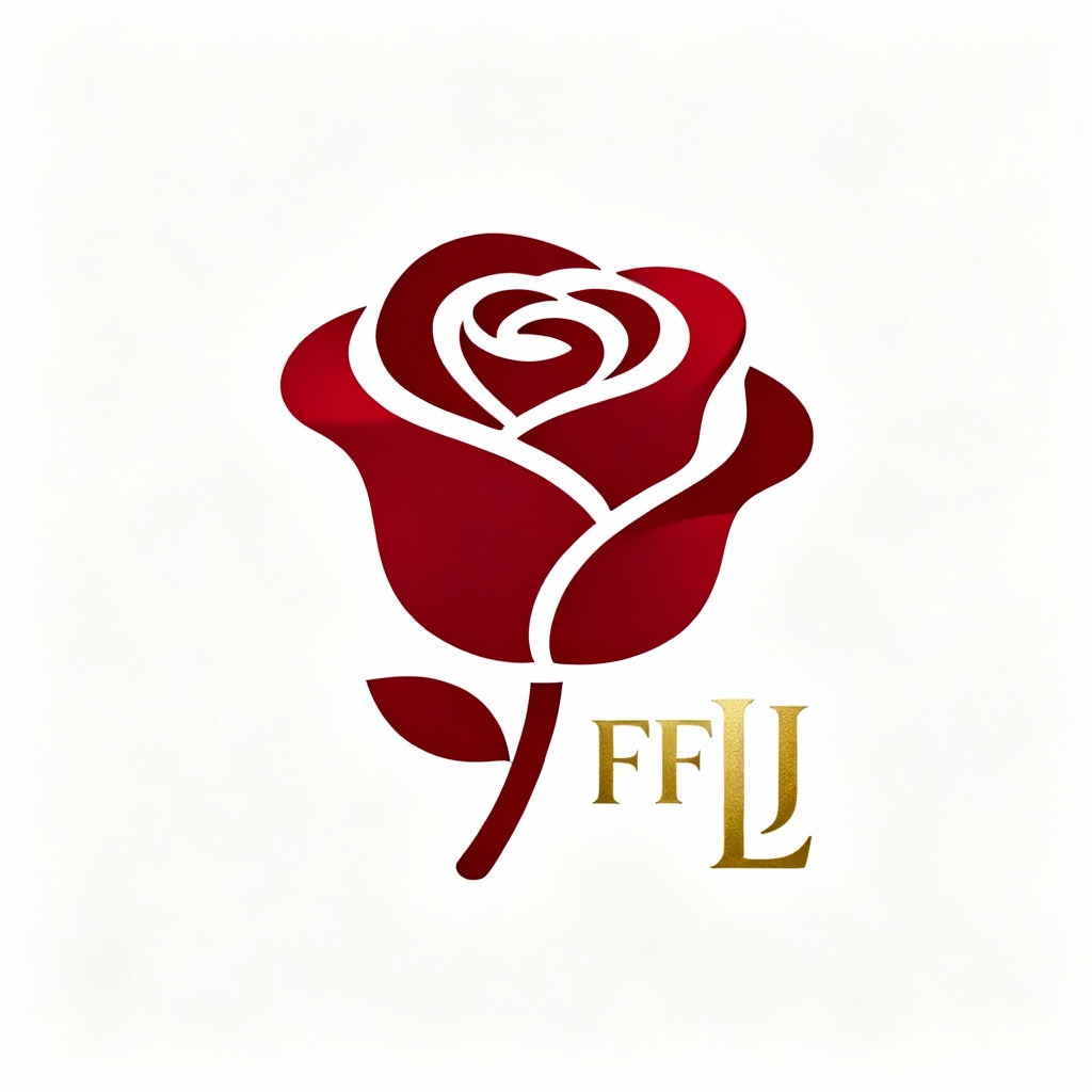 monogram flower shop logo 
