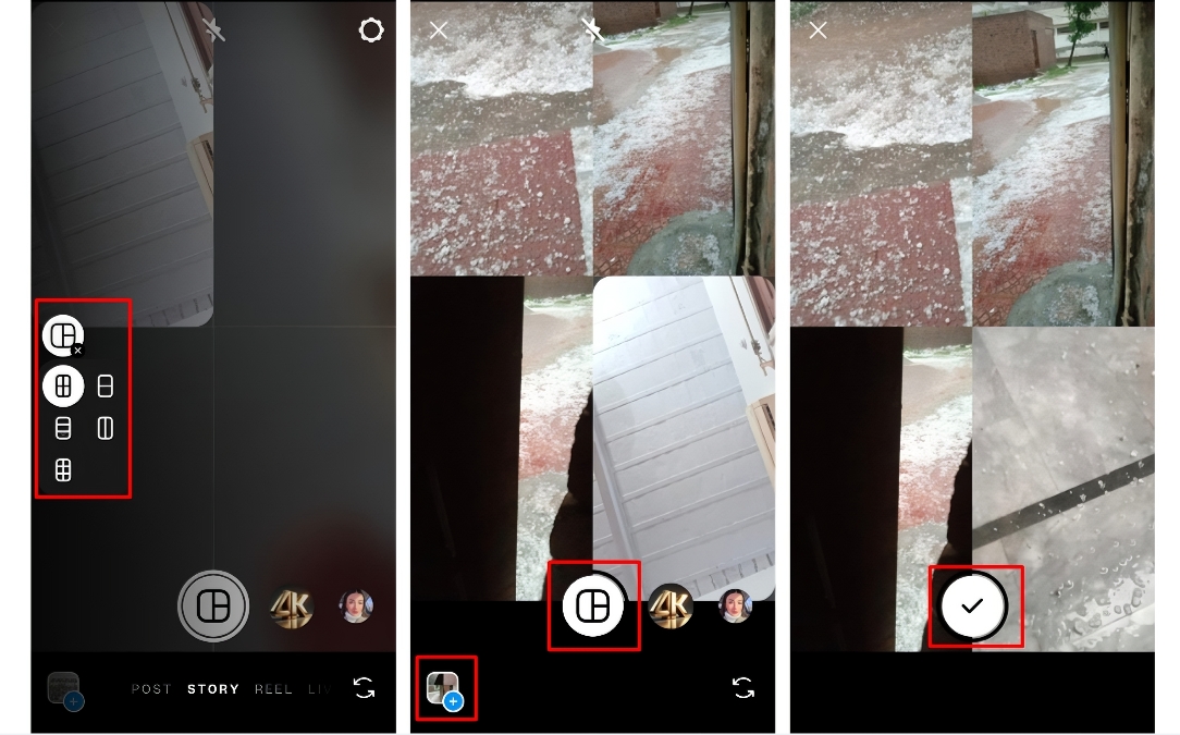 Choose a layout and add content to your grid