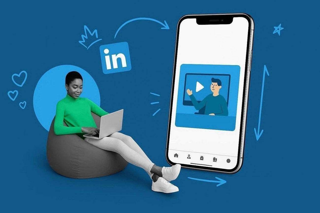 video ads linkedin post