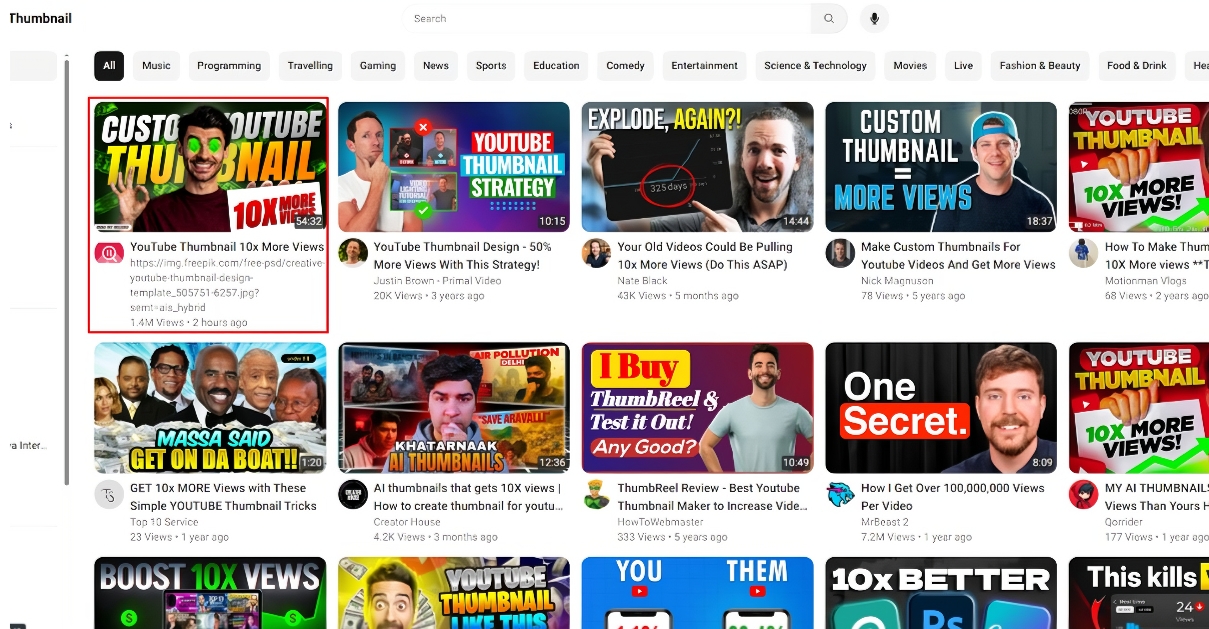 use TestThumbnail