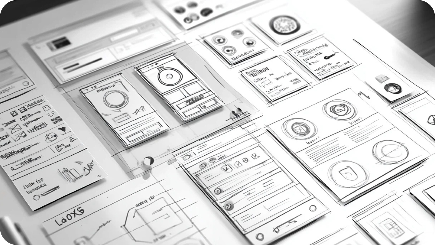 Website and UI Mockups