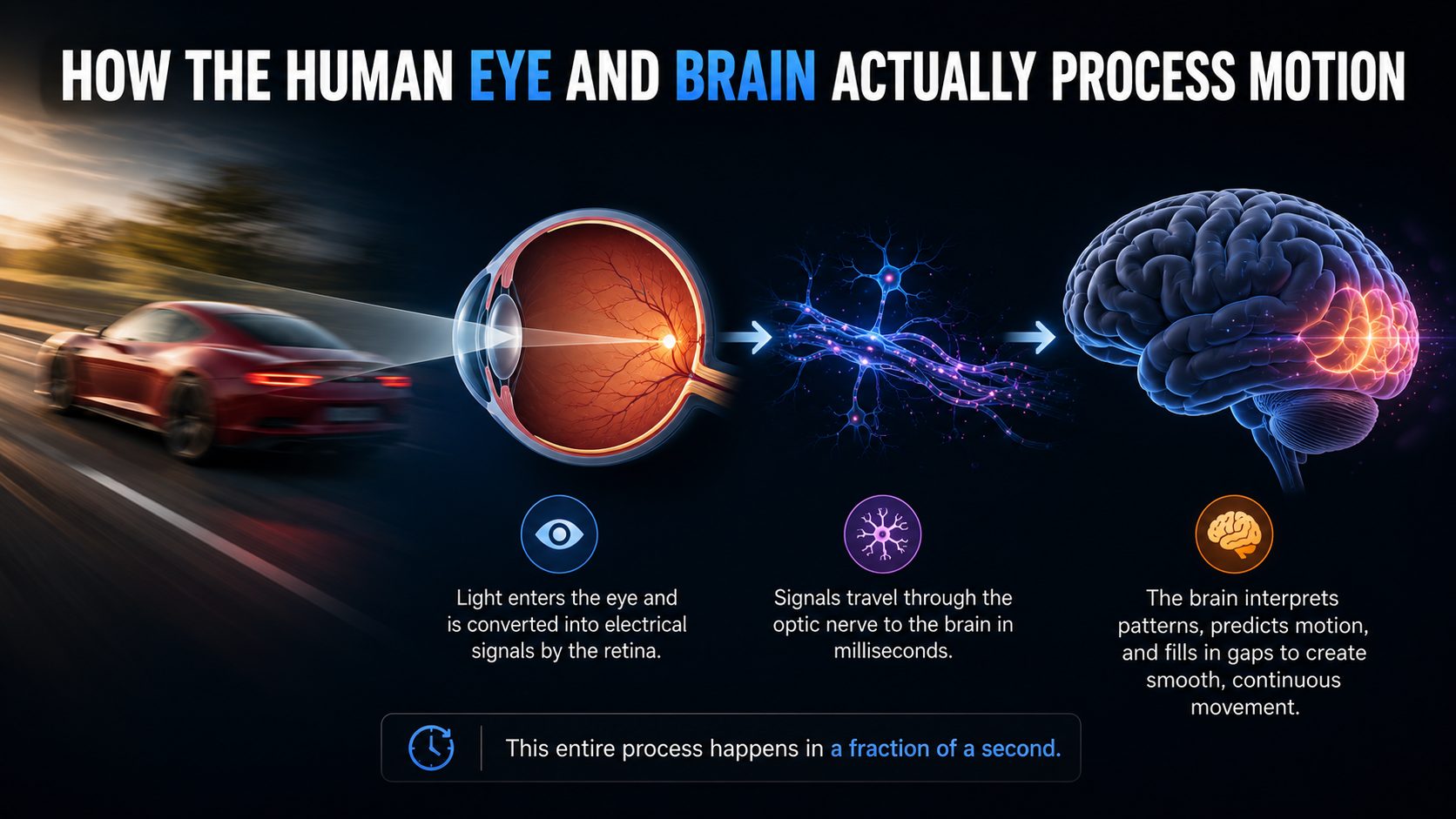 How the Human Eye and Brain Actually Process Motion