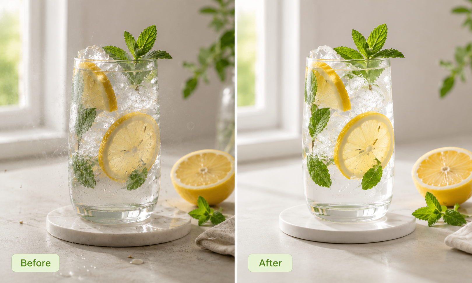 RoboNeo AI Video Enhancer before and after