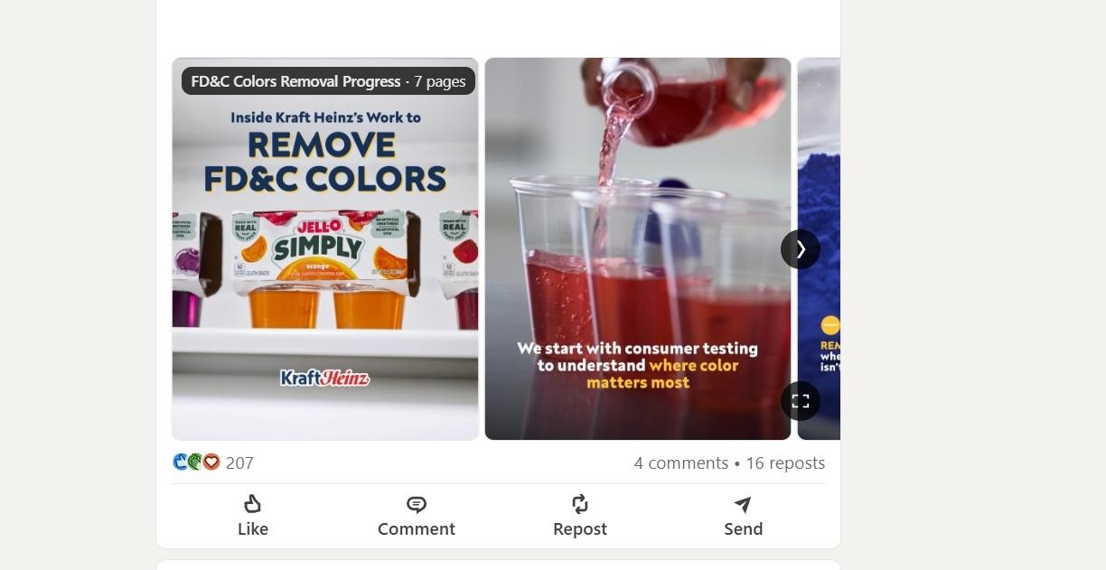 product promotion carousel posts