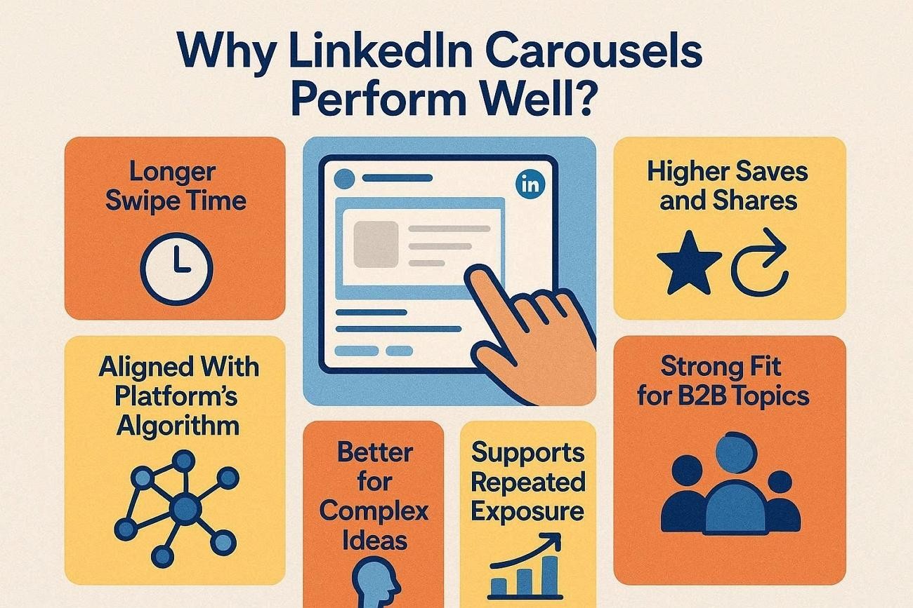 why linkedin carousels matter users