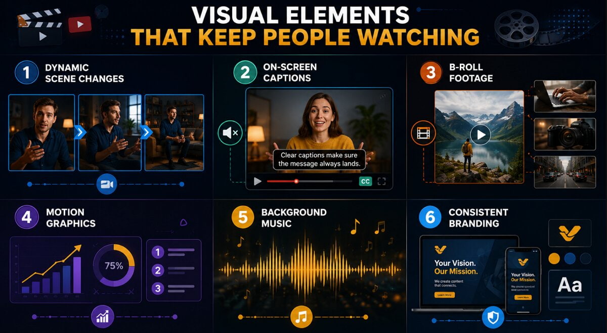 visual elements for engaging video