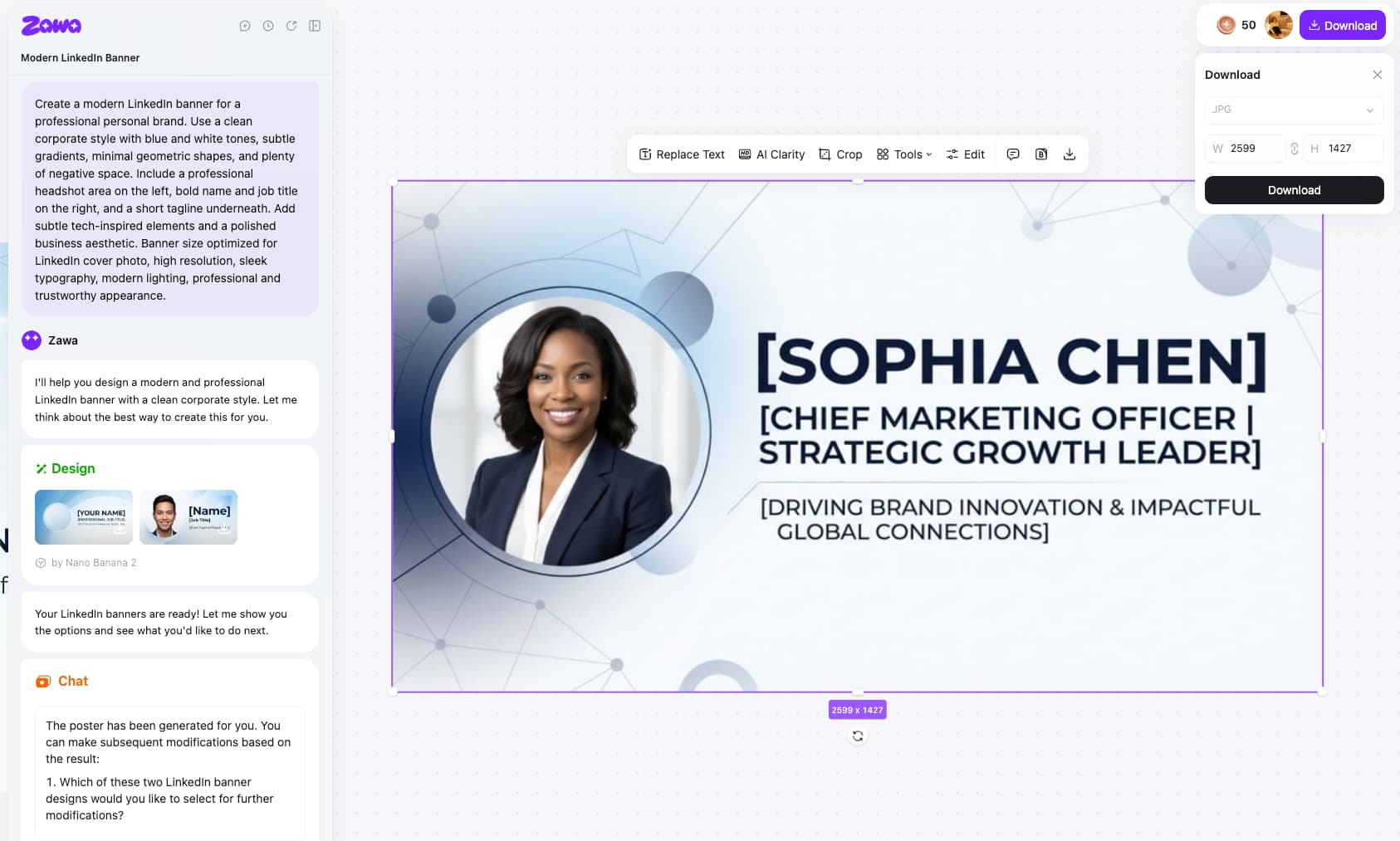 Download LinkedIn banner