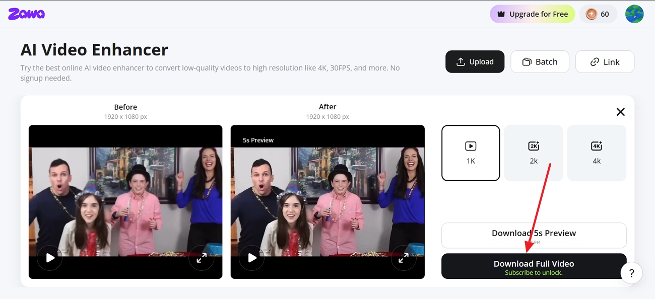 download enhanced video zawa