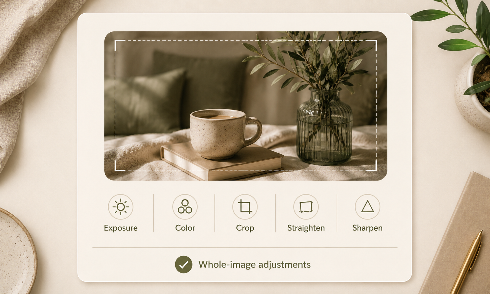 RoboNeo AI Photo Editor adjustments