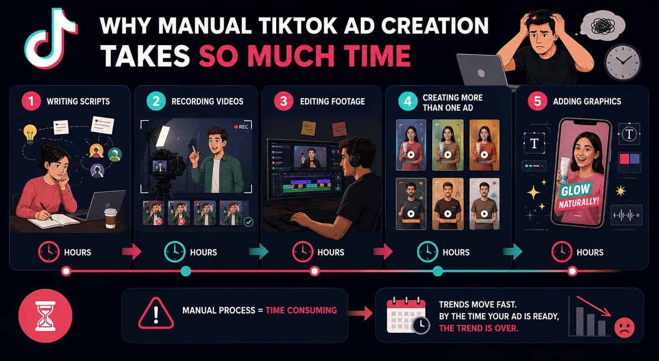 why manual ad creation takes time