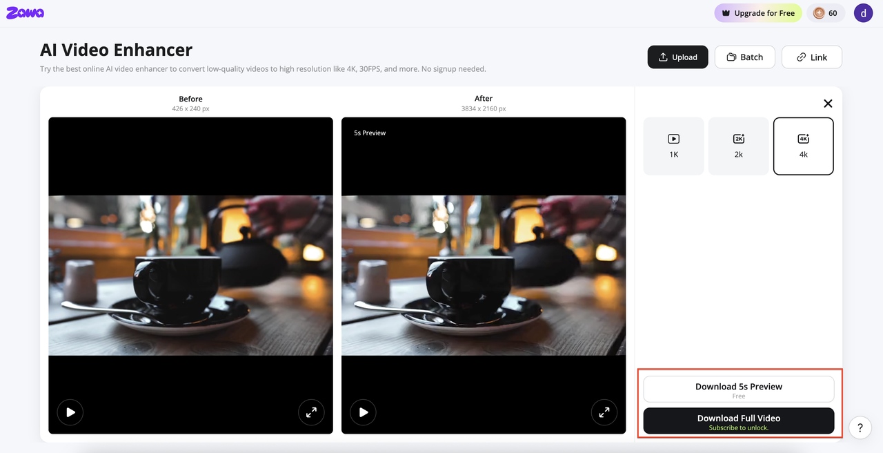 Check the preview and download