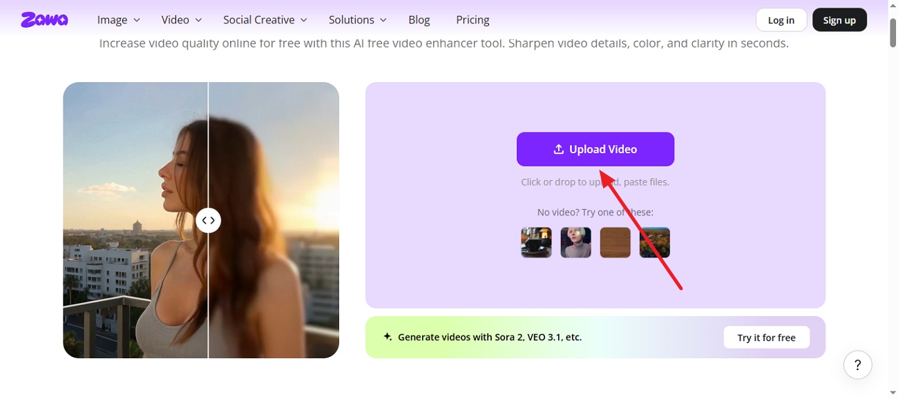 upload video to zawa