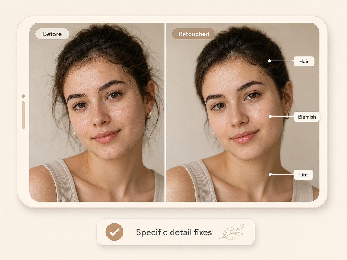 RoboNeo AI Photo Retoucher before and after