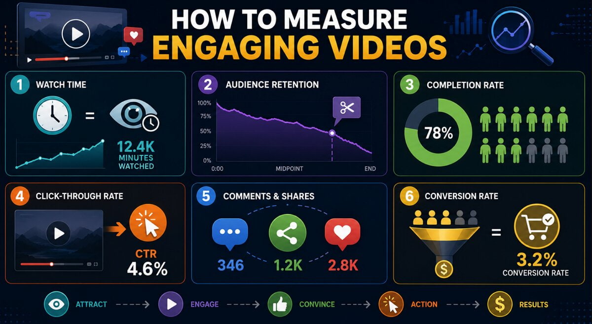 track your engaging video
