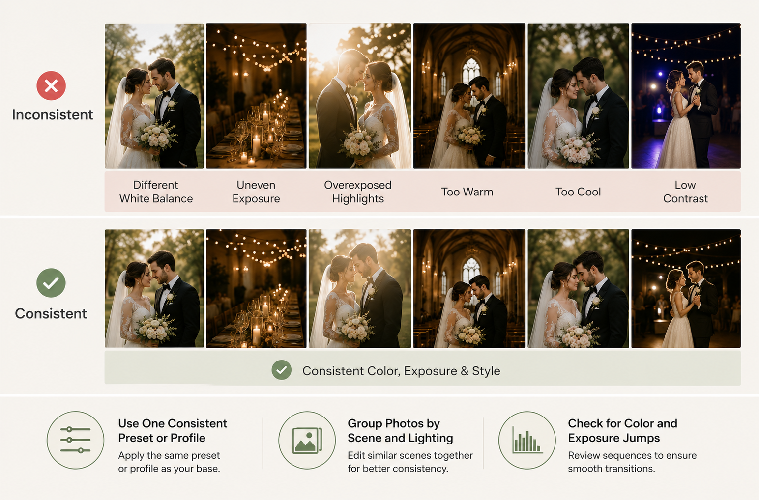 Zawa AI wedding photo color correction