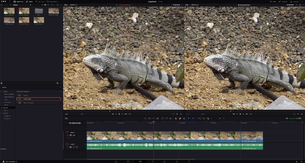 DaVinci Resolve (Super Scale)