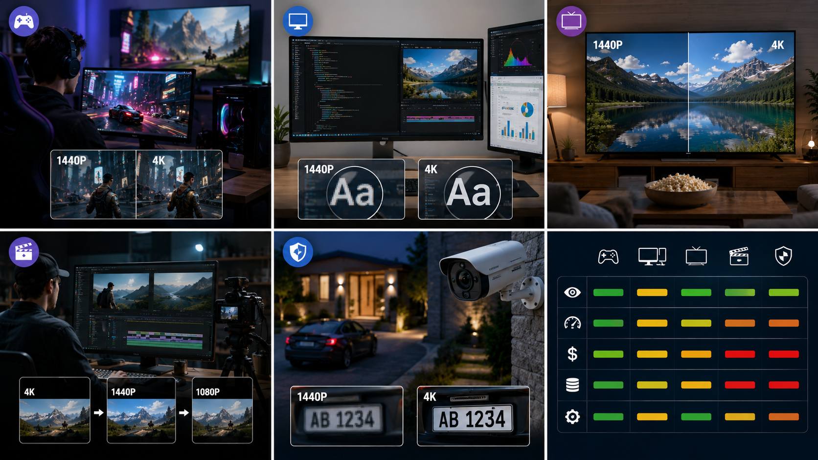 4K vs 1440p real world scenarios