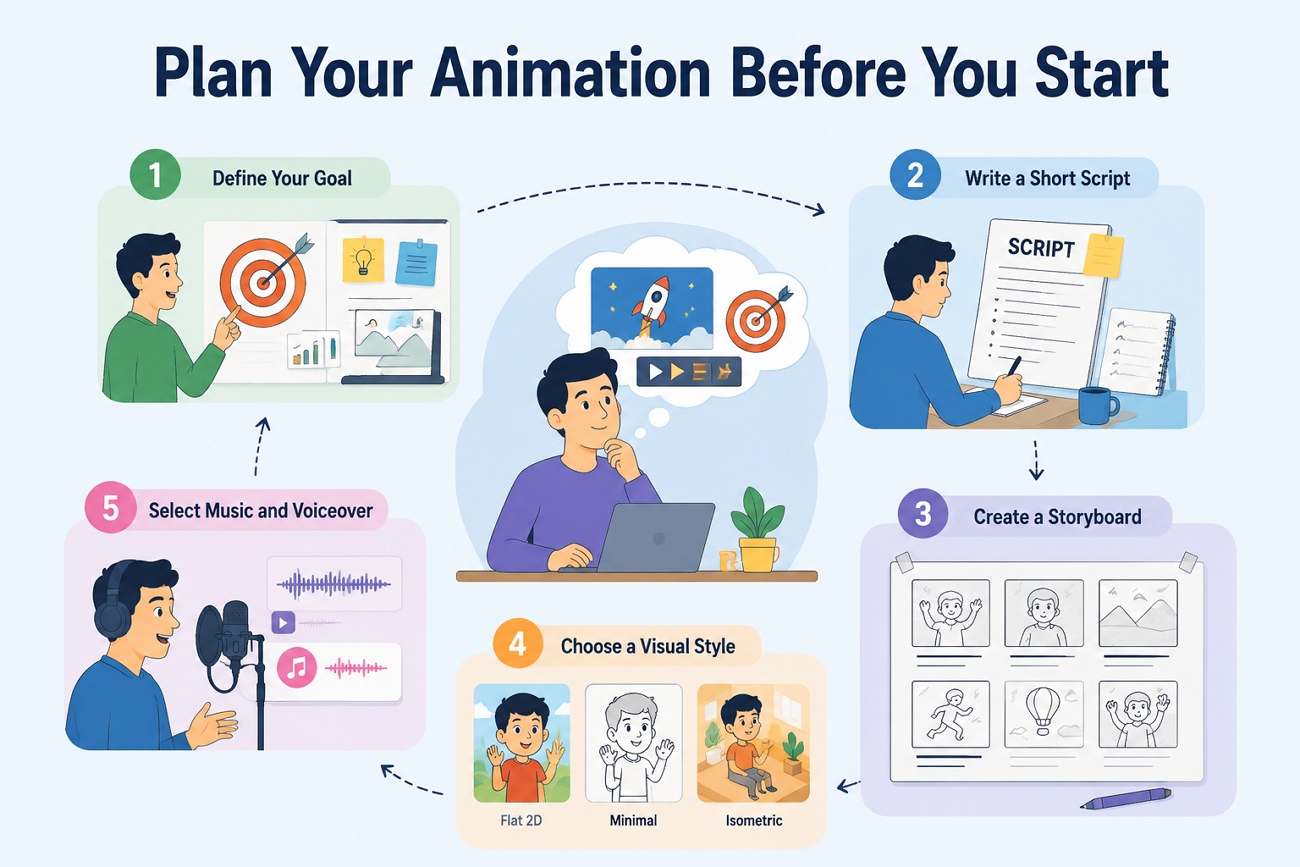 animation creation plan of action