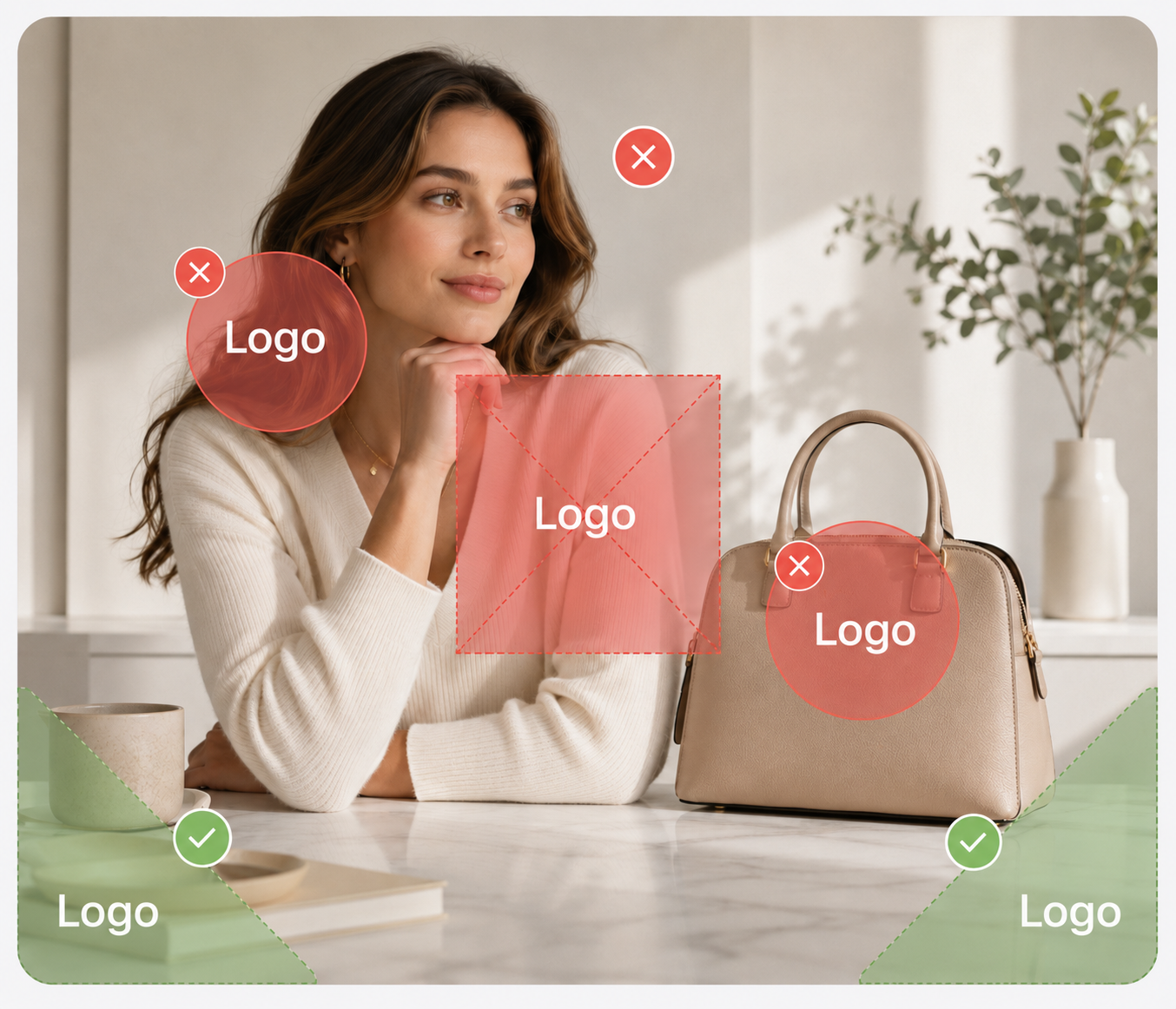 Zawa AI Logo Placement Guide