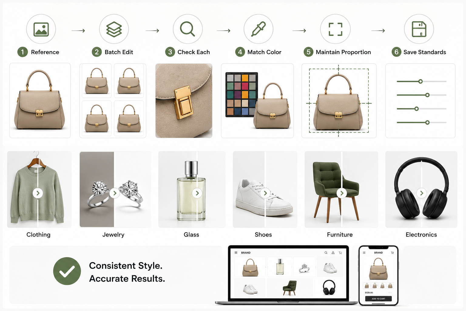 Zawa AI ecommerce product photo retouching