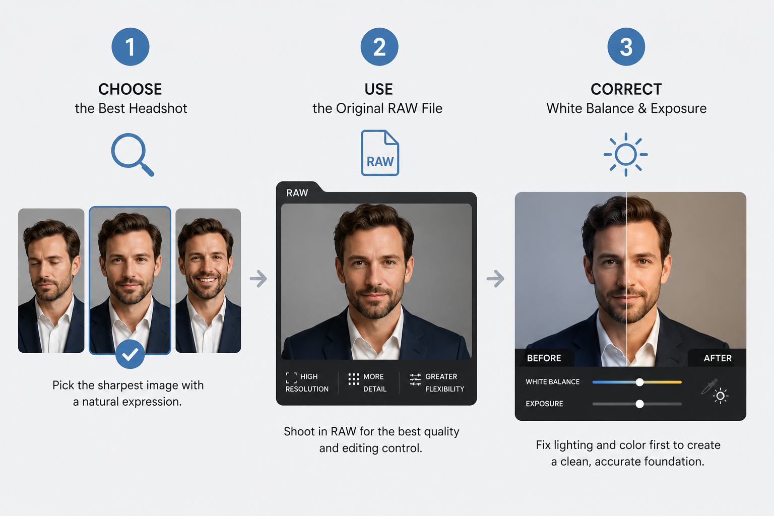 RoboNeo AI Headshot Retoucher workflow