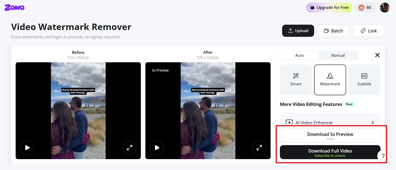 text download the complete video