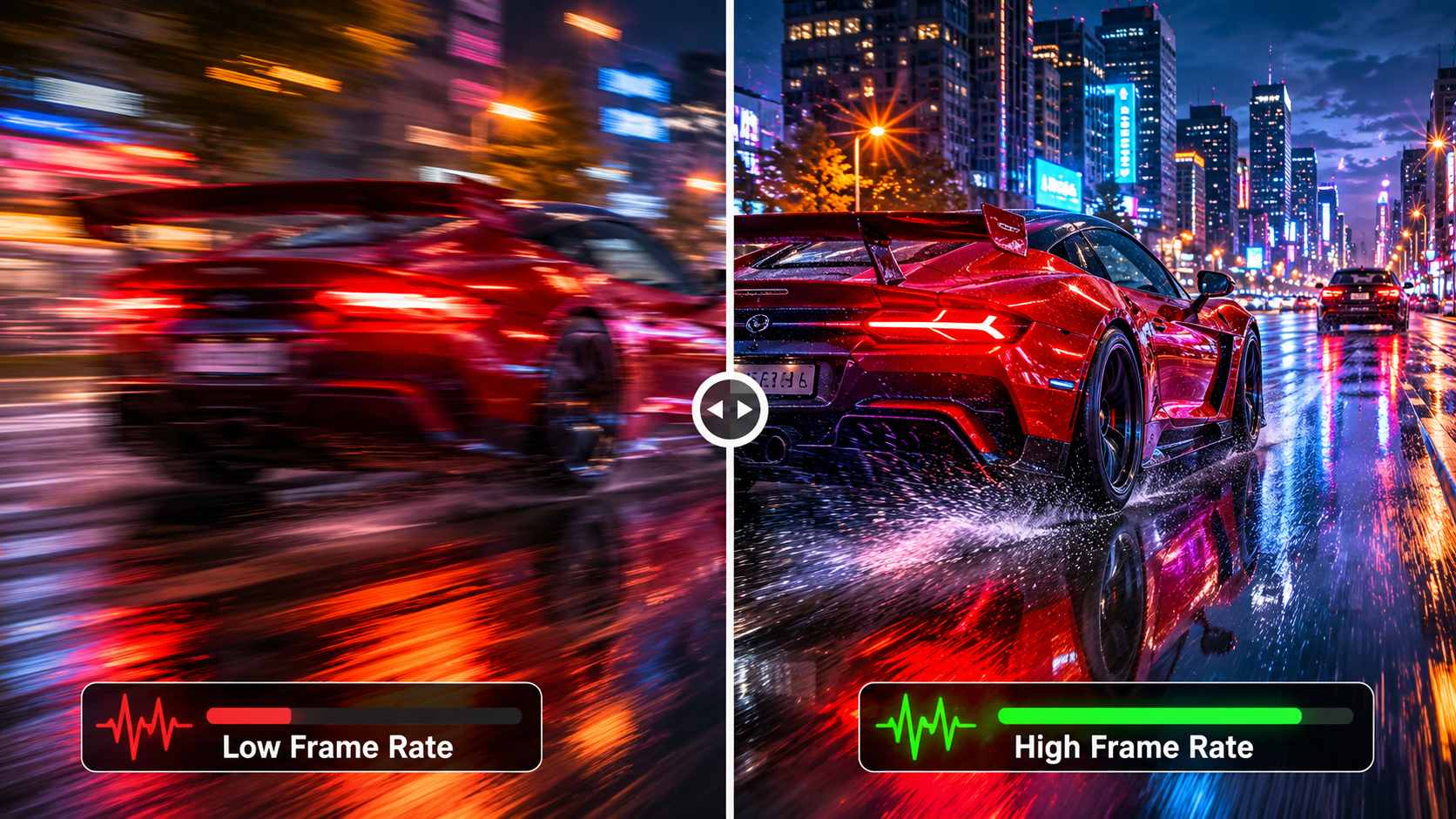 High Frame Rates vs. Low Frame Rates