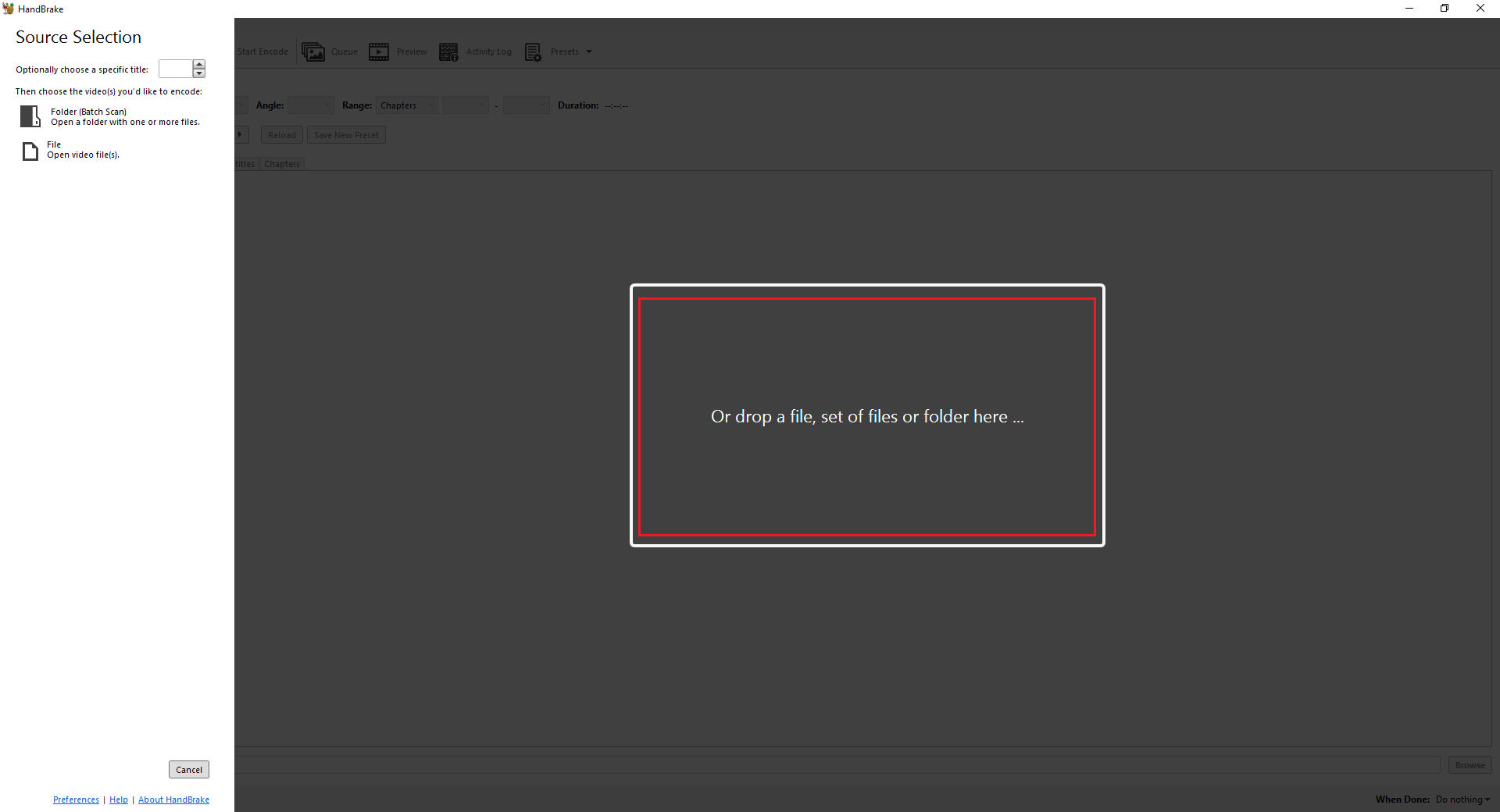 Import your video